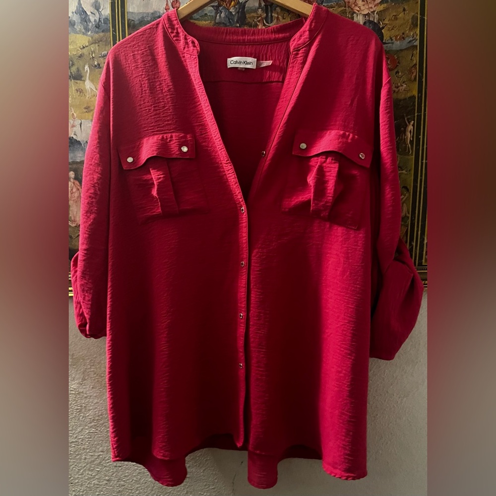 Calvin Klein Red Blouse’s